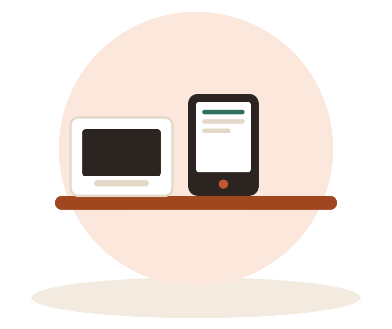 Illustration d'un site web créé par Webona